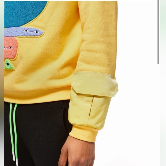 Cash By Cash App Unisex Yellow Stacks Sweatshirt Size XS - Picture 12 of 12